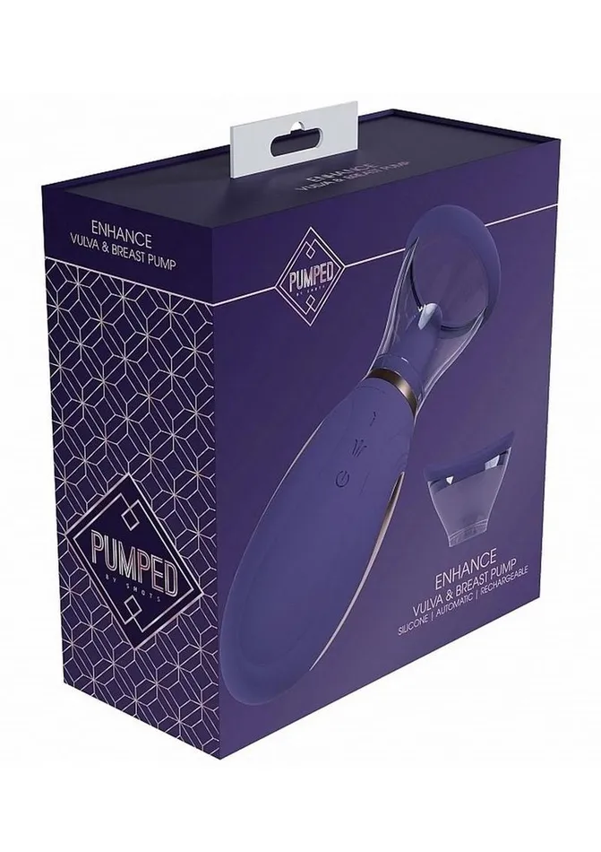 Pumped Enhanced Automatic 13 Speed Silicone Rechargeable Vulva and Breast Pump Pumped Female Sex Toys