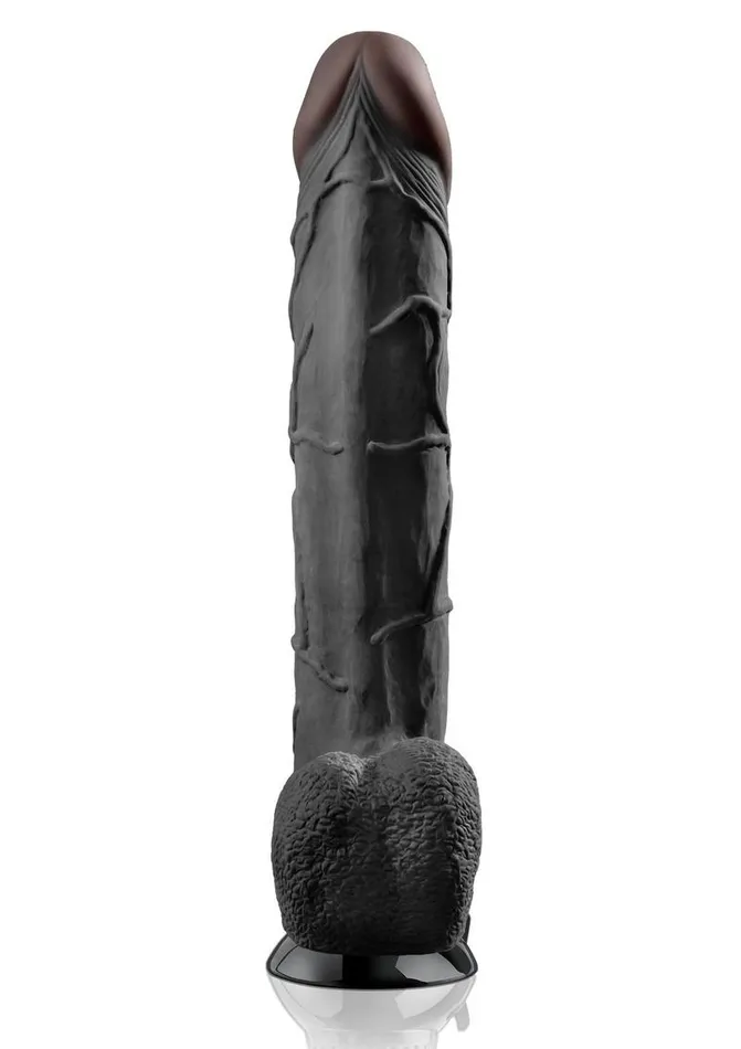 Real Feel Deluxe No 12 Wallbanger Vibrating Dildo with Balls Waterproof Real Feel Deluxe Female Sex Toys Real Feel Deluxe No 12 Wallbanger Vibrating Dildo with Balls Waterproof Real Feel Deluxe Female Sex Toys