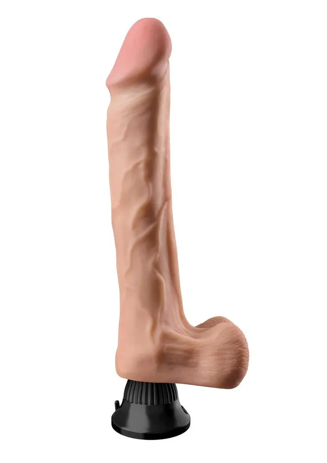Real Feel Deluxe No 12 Wallbanger Vibrating Dildo with Balls Waterproof Real Feel Deluxe Female Sex Toys Real Feel Deluxe No 12 Wallbanger Vibrating Dildo with Balls Waterproof Real Feel Deluxe Female Sex Toys