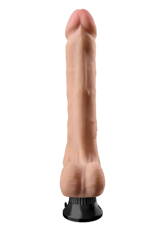 Real Feel Deluxe No 12 Wallbanger Vibrating Dildo with Balls Waterproof Real Feel Deluxe Female Sex Toys Real Feel Deluxe No 12 Wallbanger Vibrating Dildo with Balls Waterproof Real Feel Deluxe Female Sex Toys
