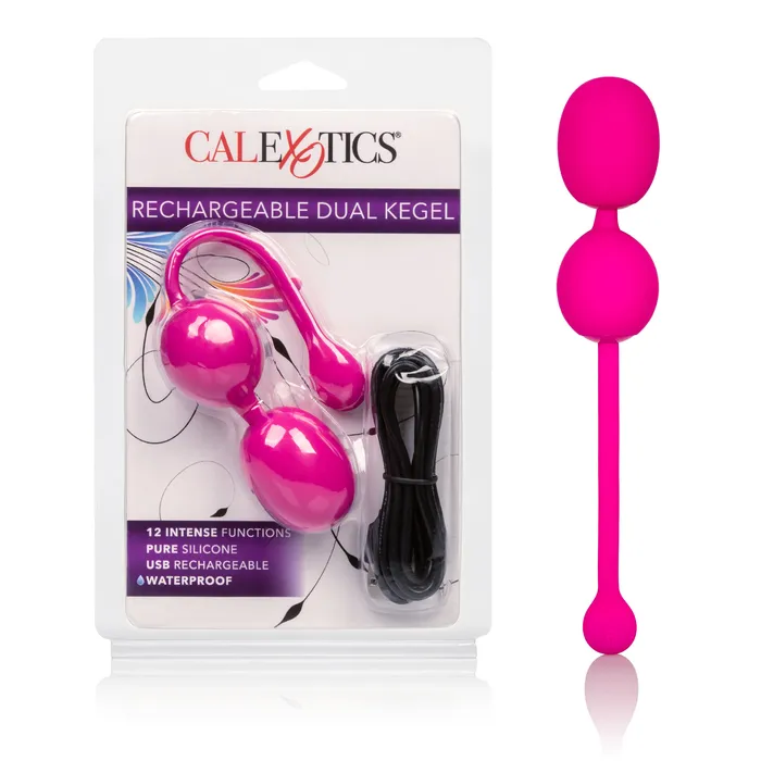 Rechargeable Dual Kegel Pink California Exotic Female Sex Toys