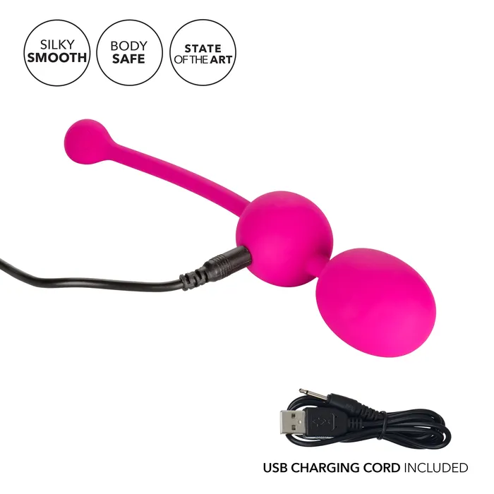 Rechargeable Dual Kegel Pink California Exotic Female Sex Toys