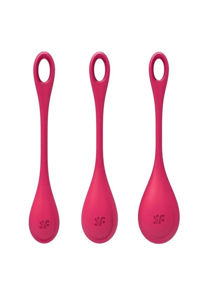 Satisfyer Yoni Power 1 Silicone Weighted Ben Wa Balls Satisfyer Female Sex Toys