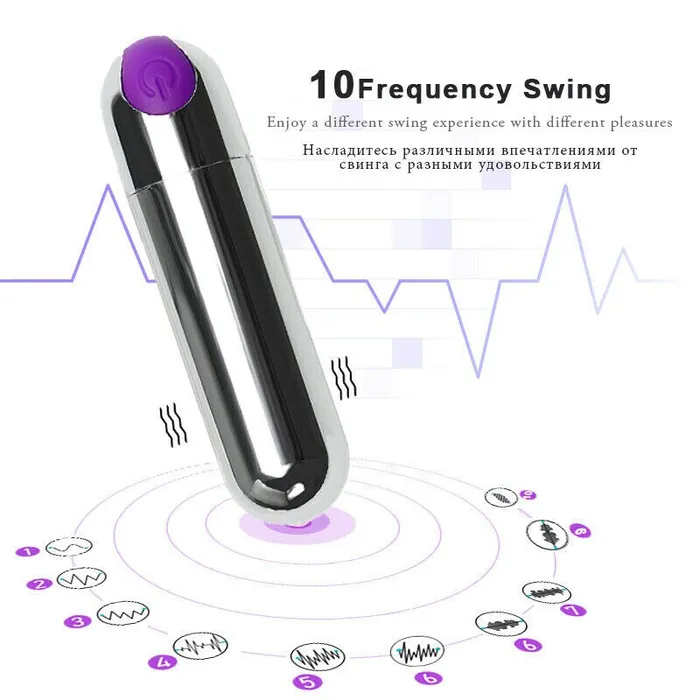 sex toys for us Female Sex Toys Strong Power Mini Bullet Vibrator Reachargeable Muscle Massager Lipstick