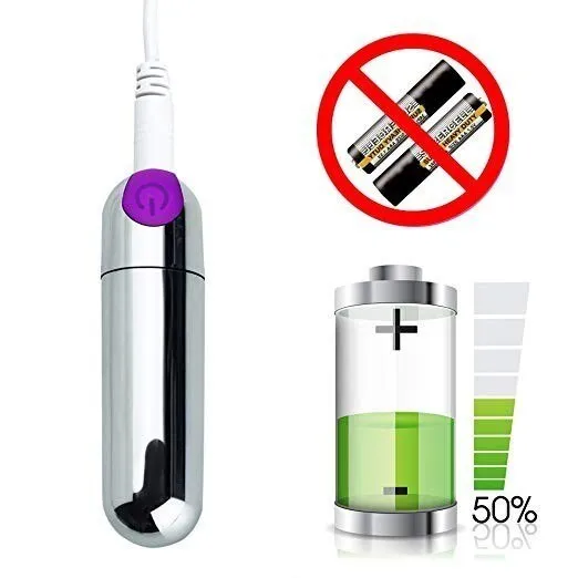sex toys for us Female Sex Toys Strong Power Mini Bullet Vibrator Reachargeable Muscle Massager Lipstick