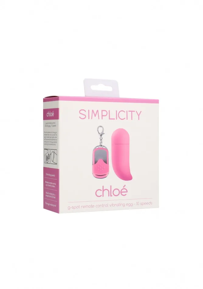 Shots Simplicity Female Sex Toys CHLO gspot remote control vibrating egg Pink