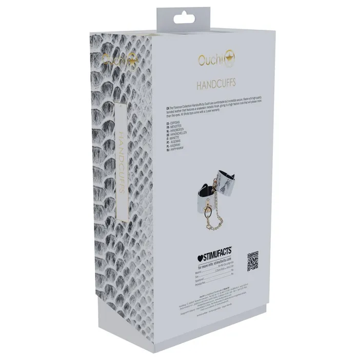 Shots Toys Couples OUCH Florence Collection Handcuffs White Restraints Shots Toys Couples OUCH Florence Collection Handcuffs White Restraints