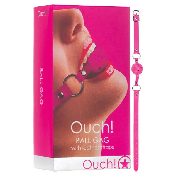 Shots Toys Ouch Ball Gag Mouth Restraint Couples