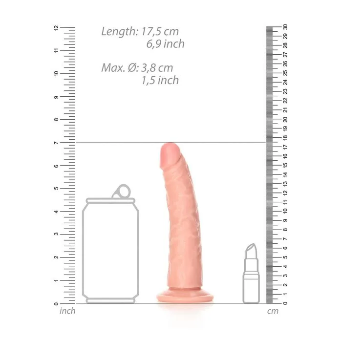 Shots Toys REALROCK Realistic Slim Dildo without Balls 155 cm Flesh 155 cm 6 Dong Dildos Shots Toys REALROCK Realistic Slim Dildo without Balls 155 cm Flesh 155 cm 6 Dong Dildos