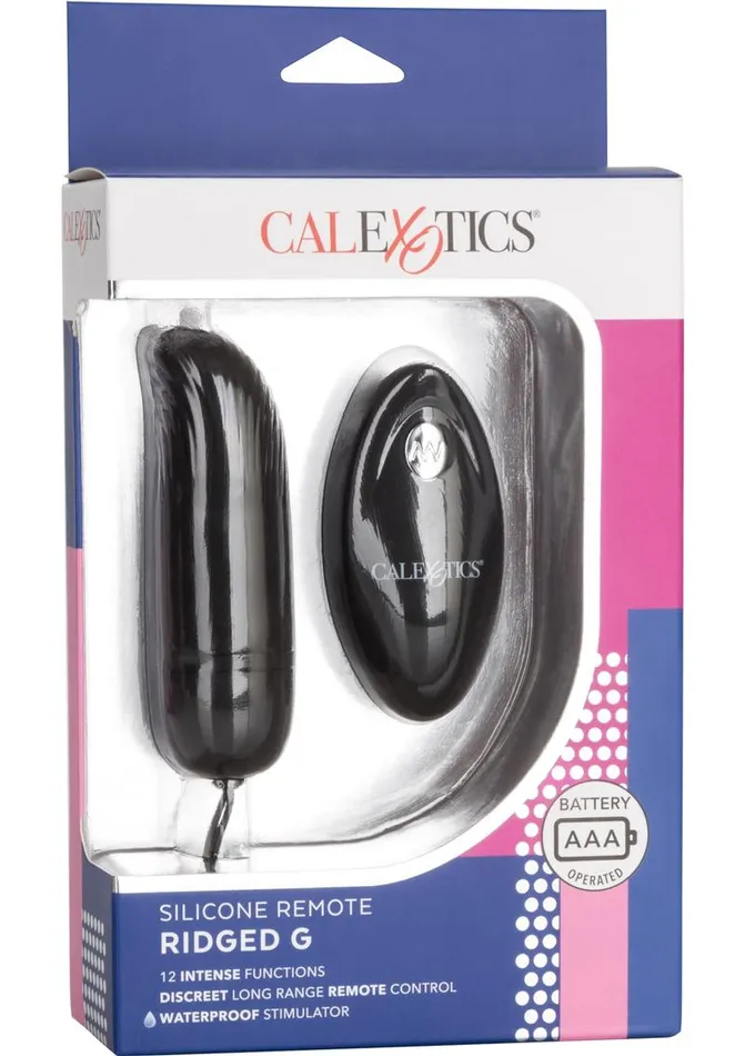 Silicone Ridged GSpot Bullet with Remote Control Remote Controlled Vibes Female Sex Toys Silicone Ridged GSpot Bullet with Remote Control Remote Controlled Vibes Female Sex Toys