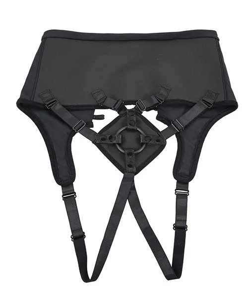 Sportsheets High Waisted StrapOn Corset Black Sportsheets International Female Sex Toys