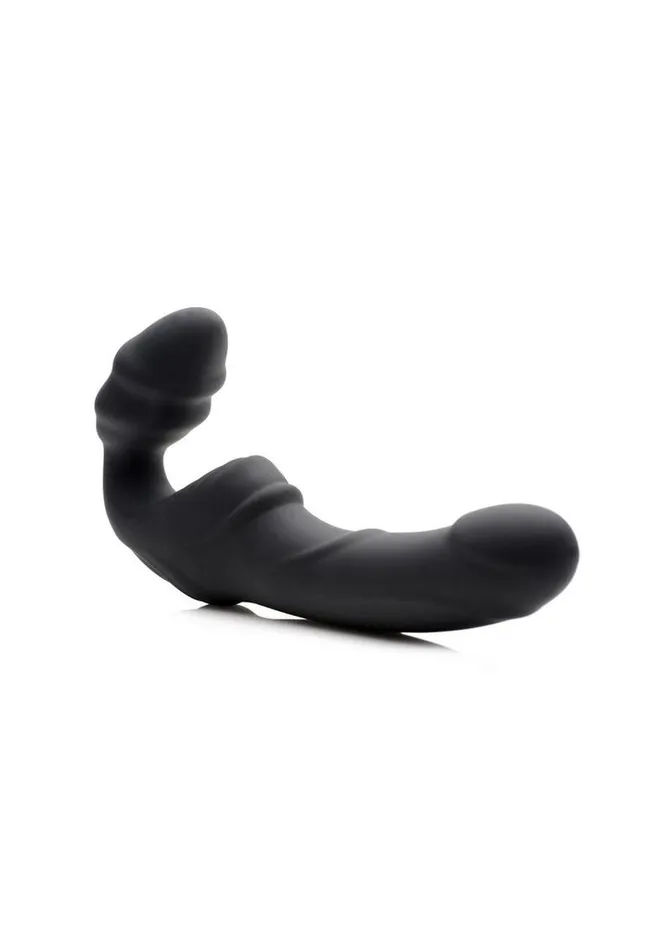 STRAP U Strap U Slim Rider Rechargeable Silicone Strapless StrapOn Female Sex Toys