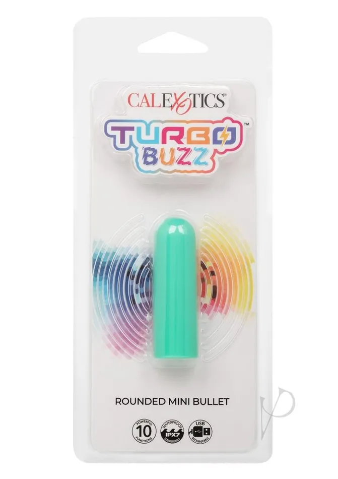 Turbo Buzz Female Sex Toys Turbo Buzz Rechargeable Rounded Mini Bullet
