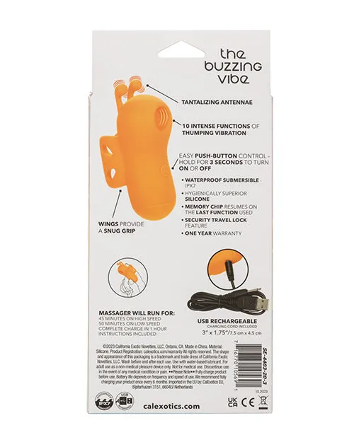 Vibrators California Exotic Novelties Neon Vibes The Buzzing Vibe Orange