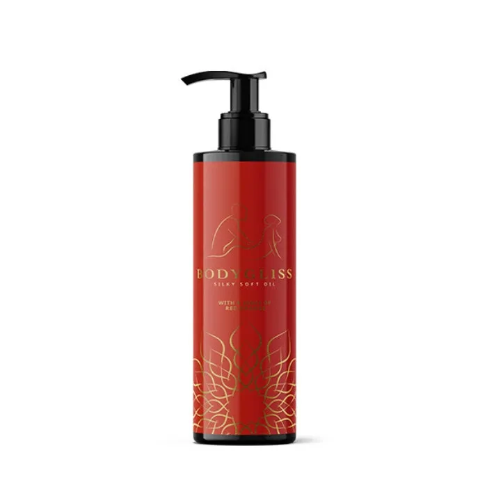 Bodygliss Silky Soft Massage Oil Red Orange 150ml PAR Couples