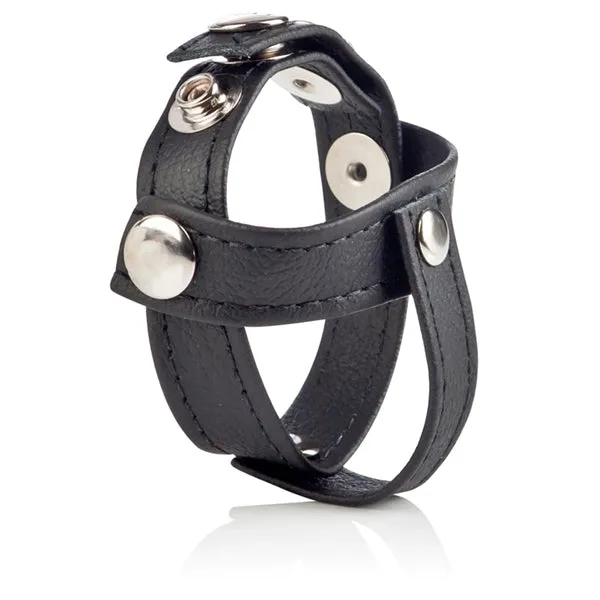 Couples California Exotic Novelties Colt Leather Hpiece Divider
