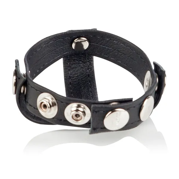 Couples California Exotic Novelties Colt Leather Hpiece Divider