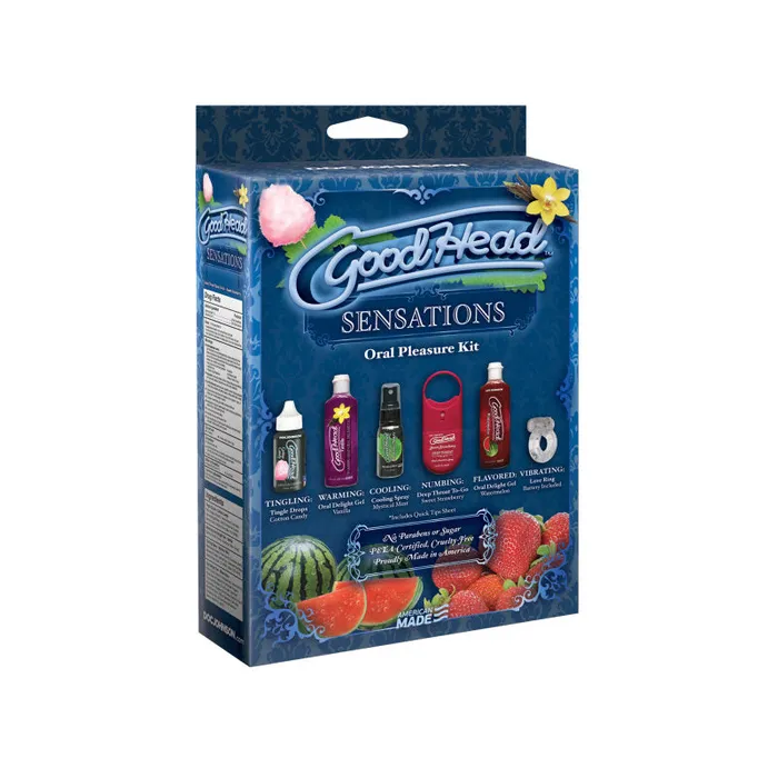 Couples Doc Johnson Novelties Goodhead Sensations Kit 6 Pk