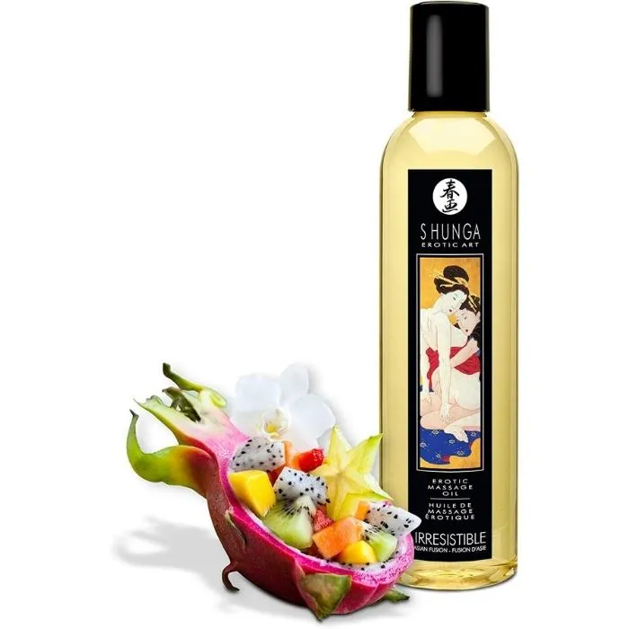 Couples Shunga Massage Oil Irresistible Asian Fuzion 240ml STR