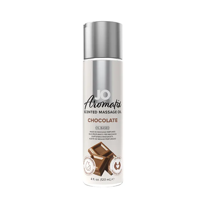 Couples System JO Jo Aromatix Chocolate Massage Oil 4oz
