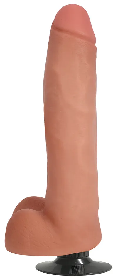 Dildos Jock 11 Inch Vibrating Dong With Balls Curve Toys