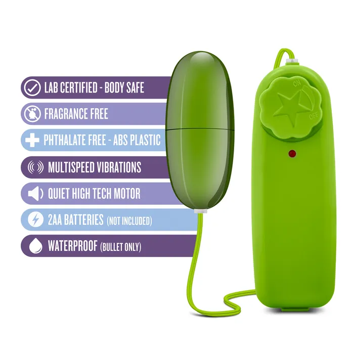 Female Sex Toys B Yours Power Bullet Lime Blush Novelties