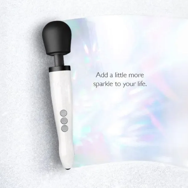 Female Sex Toys Doxy Doxy Die Cast R Rechargeable Wand Star Dust White Female Sex Toys Doxy Doxy Die Cast R Rechargeable Wand Star Dust White