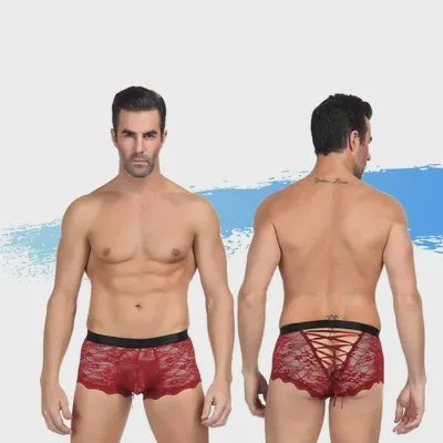 Female Sex Toys Not specified Ashella Lingerie Mica Lace Boxer Brief