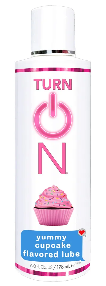 Female Sex Toys Turn on Yummy Cupcake Flavored Lube 6 Fl Oz Wet
