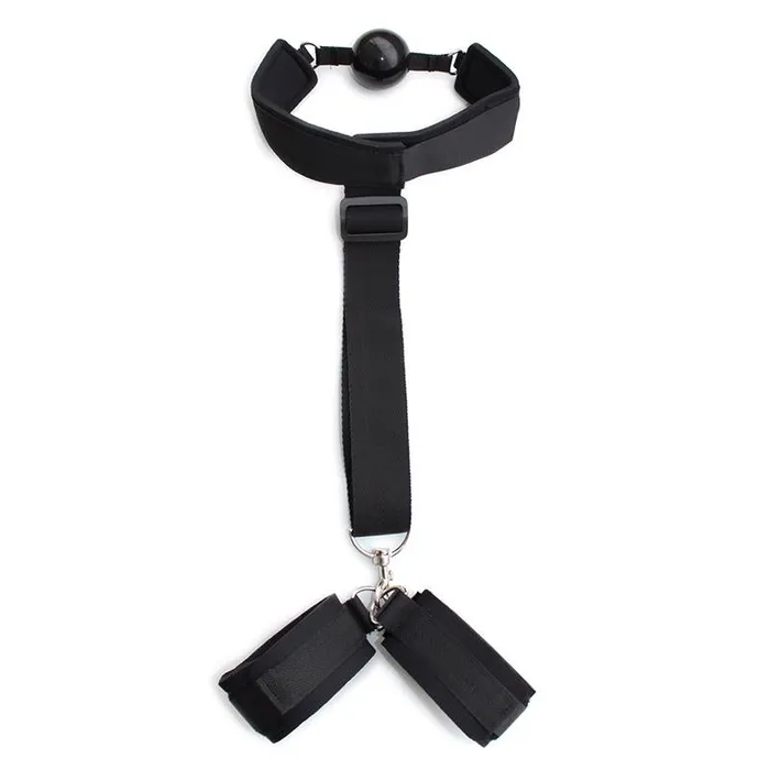 FETISH ADDICT Ball gagManette cinghie costrittive sottomissione Bondage morso bavaglio bdsm Couples