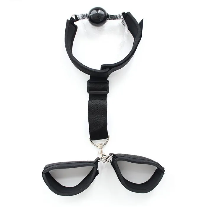 FETISH ADDICT Ball gagManette cinghie costrittive sottomissione Bondage morso bavaglio bdsm Couples