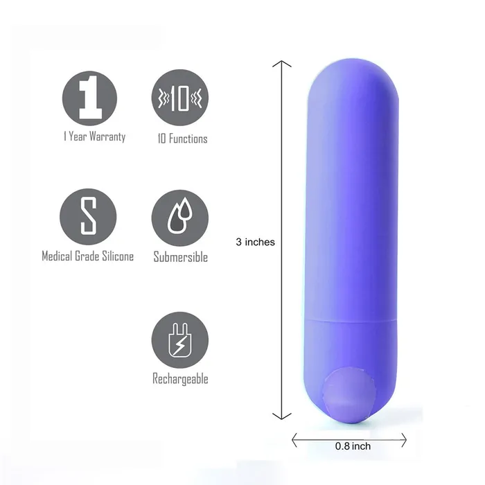 Jessi Mini Bullet Vibrator in Purple Maia Toys Female Sex Toys