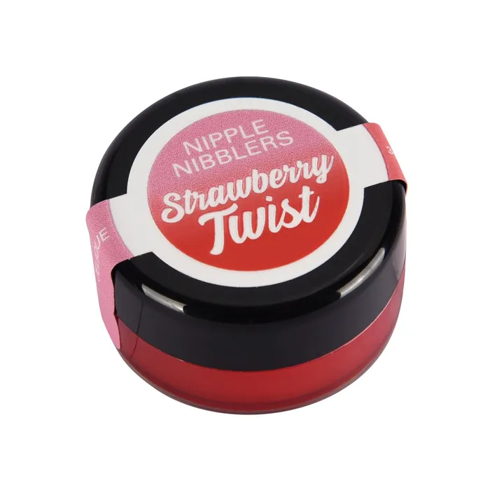 Nipple Clitoral Toys Nipple Nibblers Tingle Balm Strawberry Twist 3gm Jar Jelique Products