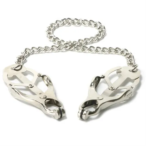 Nipple Clitoral Toys XR Brands Master Series Masters Sterling Nipple Clamps Monarch