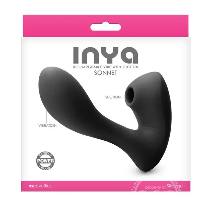 NS Novelties Female Sex Toys Inya Sonnet Rechargeable Vibrator With Clitoral Stimulation NS Novelties Female Sex Toys Inya Sonnet Rechargeable Vibrator With Clitoral Stimulation