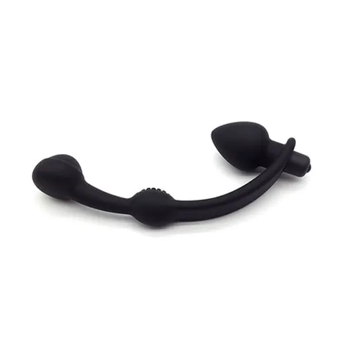 OEM Male Sex Toys Vibrating Anal Plug with Tickler