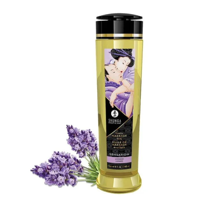 PAR Couples Shunga Massage Oil Sensation Lavender 240ml