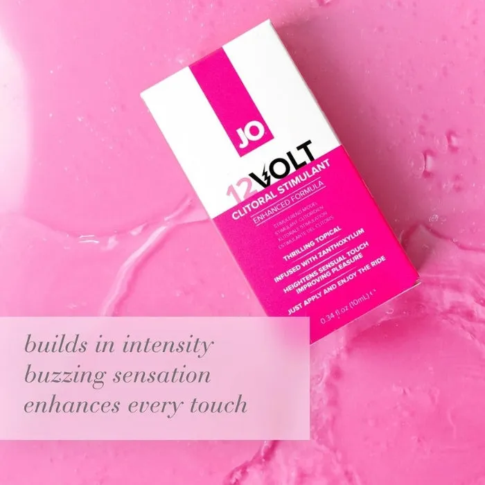 PAR Female Sex Toys System Jo 12Volt Buzzing Clitoral Stimulant 10ml