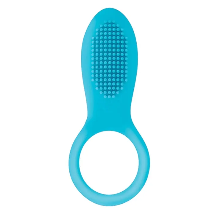 Pleasures Vibrating Cock Ring Blue DIL Couples