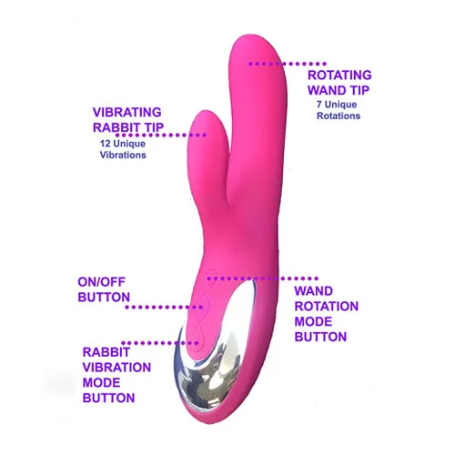 QGrace Rabbit Vibrator OEM Female Sex Toys