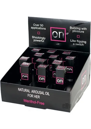 Sensuva Female Sex Toys On Natural Arousal Oil Original 12 Pieces Display 017 Fl Oz Bottles