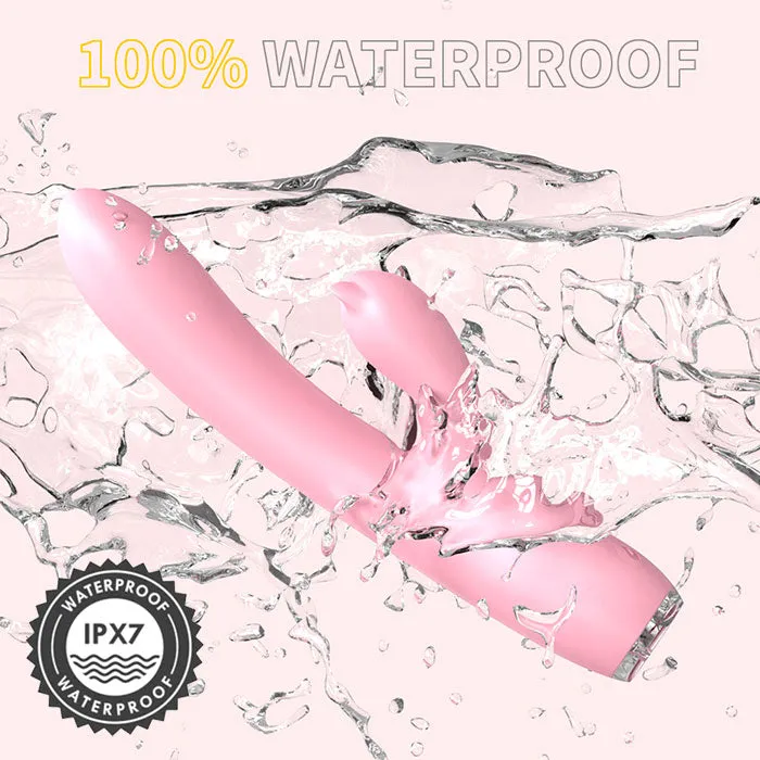Shande Female Sex Toys ROMANCE of SPRING Warming Thrusting Rabbit Vibrator 88 Inch