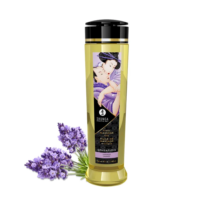 Shunga Couples Massage Oils Sensation 8 Fl Oz