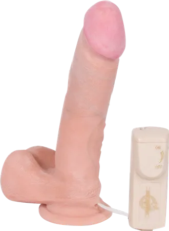 THE REALISTIC COCK 8 WHITE VIBRATING Not specified Female Sex Toys