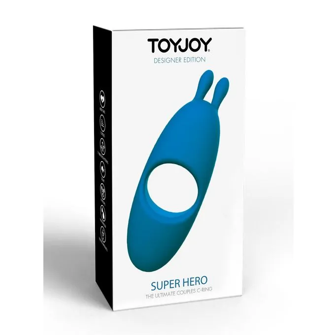 ToyJoy Couples ToyJoy Designer Edition Superhero Couples Cock Ring Blue ToyJoy Couples ToyJoy Designer Edition Superhero Couples Cock Ring Blue