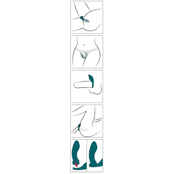 You2Toys Female Sex Toys Couples Choice RC 3In1 Vibrator Green You2Toys Female Sex Toys Couples Choice RC 3In1 Vibrator Green